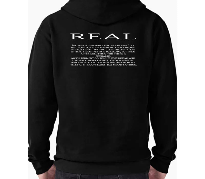 Midnight Black Pullover "Real"